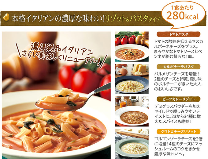 マイクロダイエット(パスタ、リゾット) - ダイエット食品