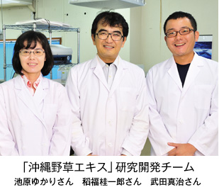「沖縄野草エキス」研究開発チーム