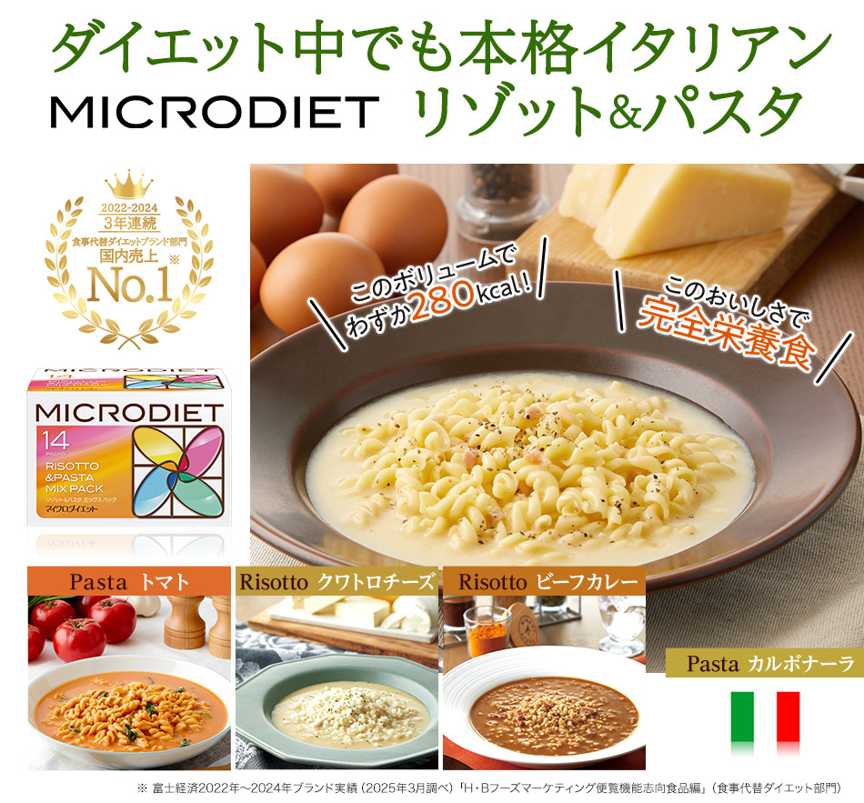 マイクロダイエット　リゾット、パスタ　セルフチョイスパック 14食 楽天市場】【公式】マイクロダイエットリゾット&パスタミックス